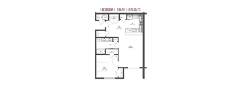 1 Bed 1 Bath