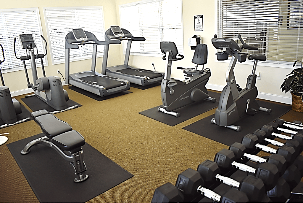 The Reserve at Paxton Creek Fitness Room Harrisburg Apartments