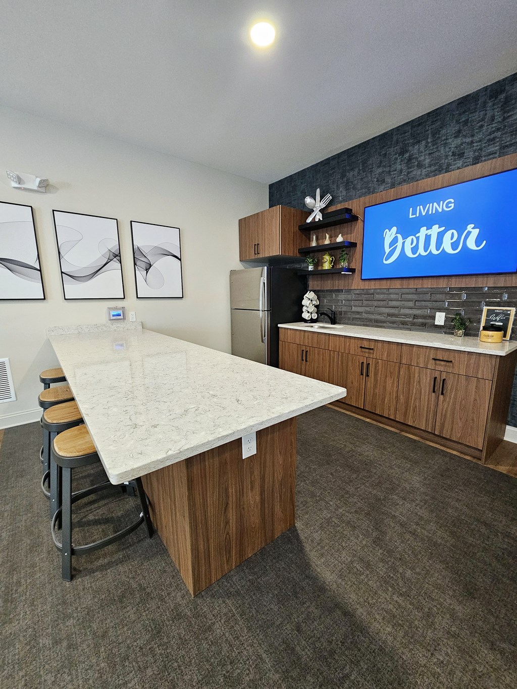 Community Kitchenette  at The Reserve at Iroquois