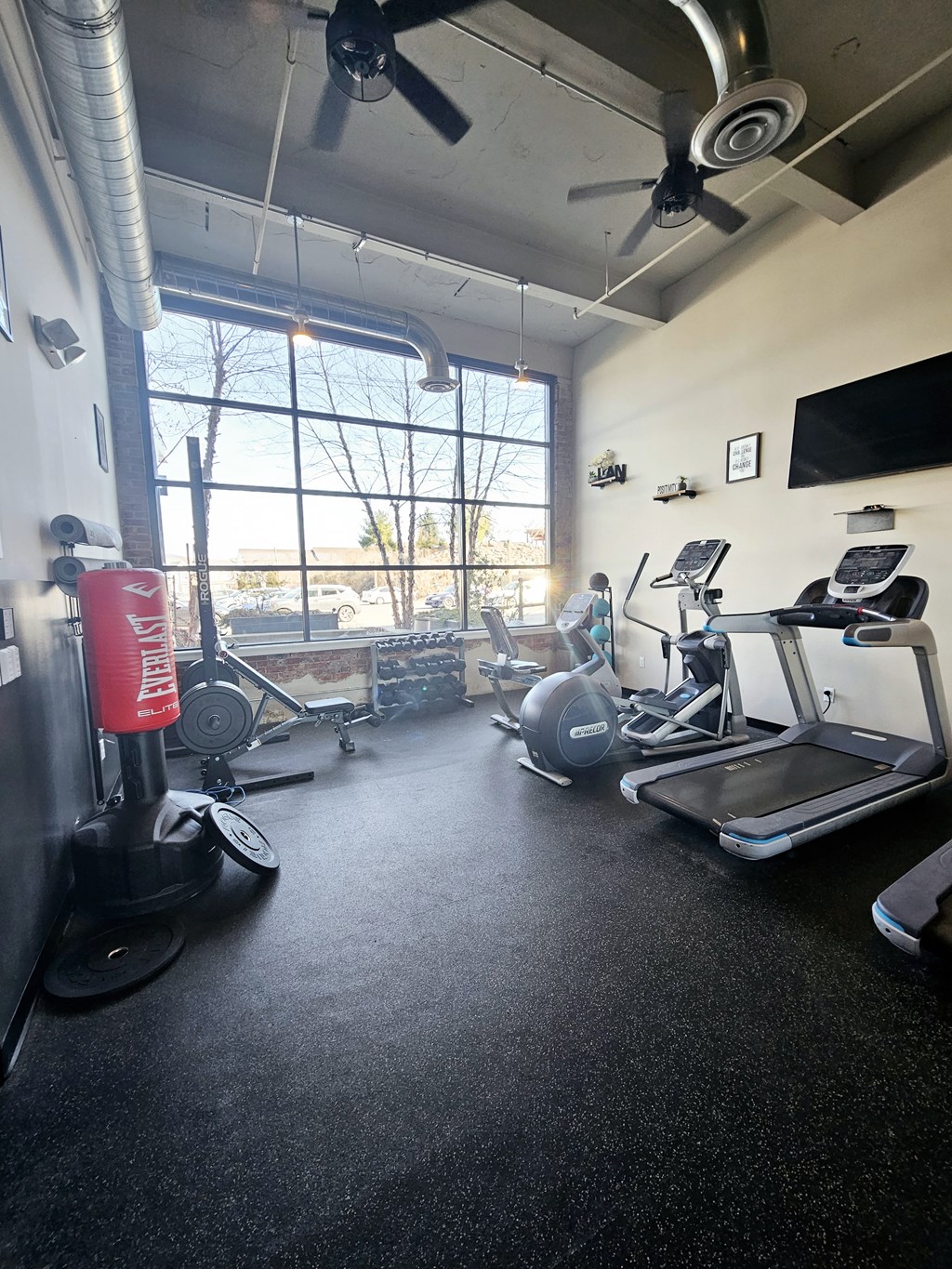 Fitness Center View at Lofts at Narrow