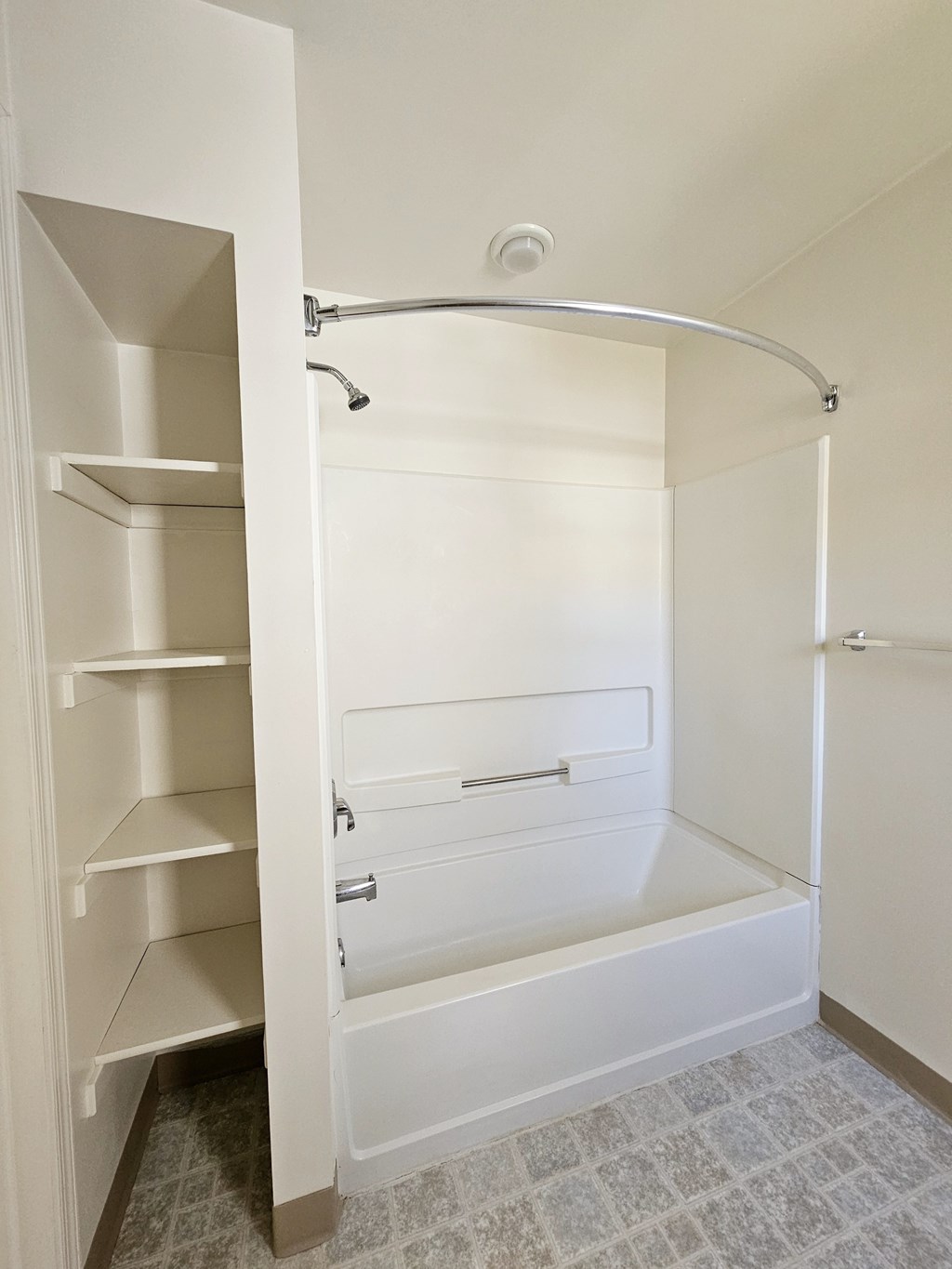 Tub/Shower and Linen Closet at The Reserve at Reed Farm