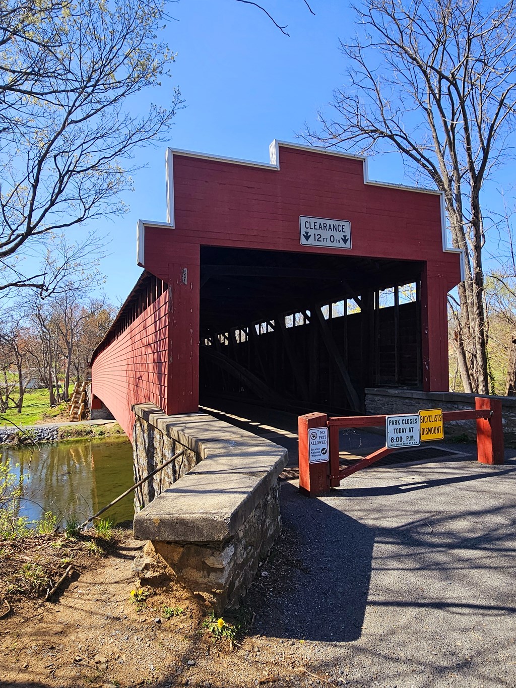 Gring's Mill is right across from our community