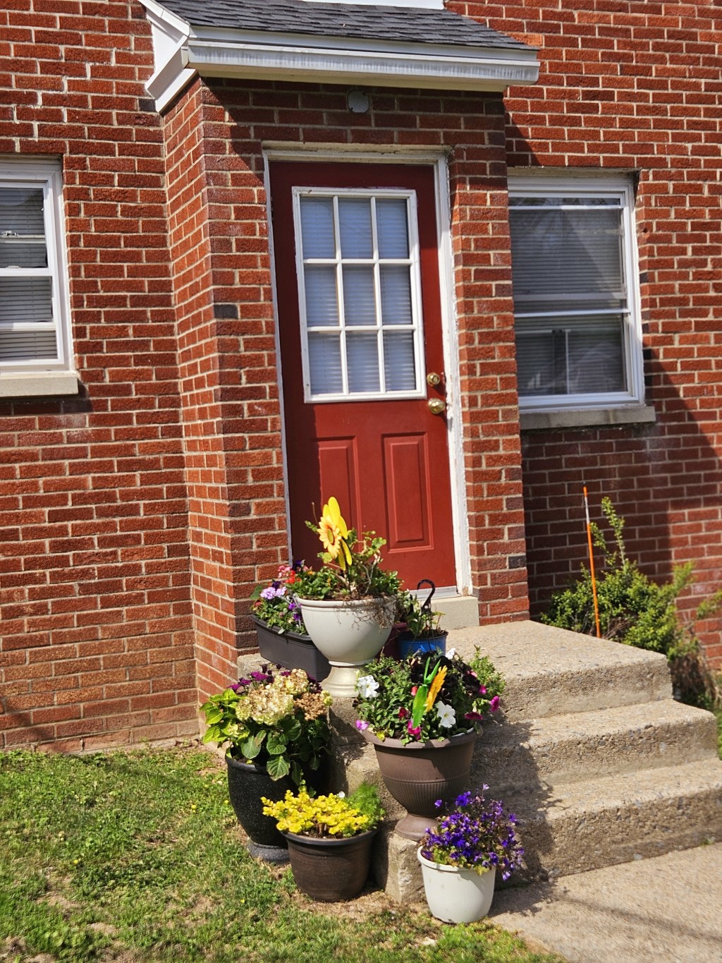 Decorate your private entrance at Wyomissing Garden Apartments