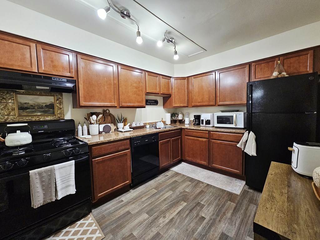 Kitchen at The Townhomes at Spring Valley