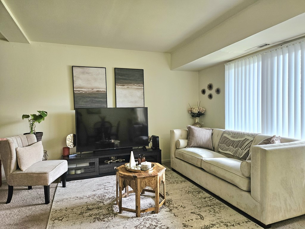 Living Space at The Townhomes at Spring Valley