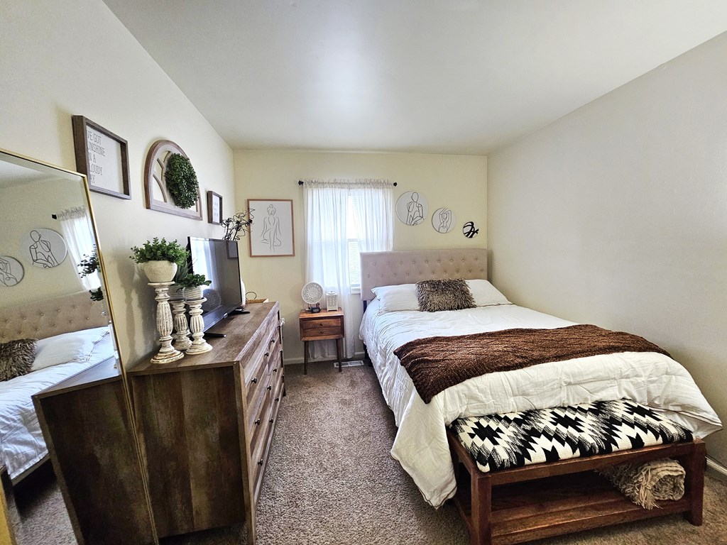 Bedroom at The Townhomes at Spring Valley