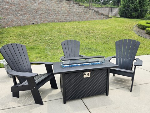 Fire pit at The Reserve at Spring Pointe