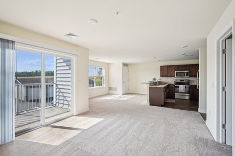 Kitchen and Living Space at The Reserve at Gring's Mill
