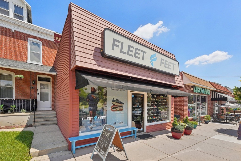 View of West Reading right down the road from Lofts at Narrow