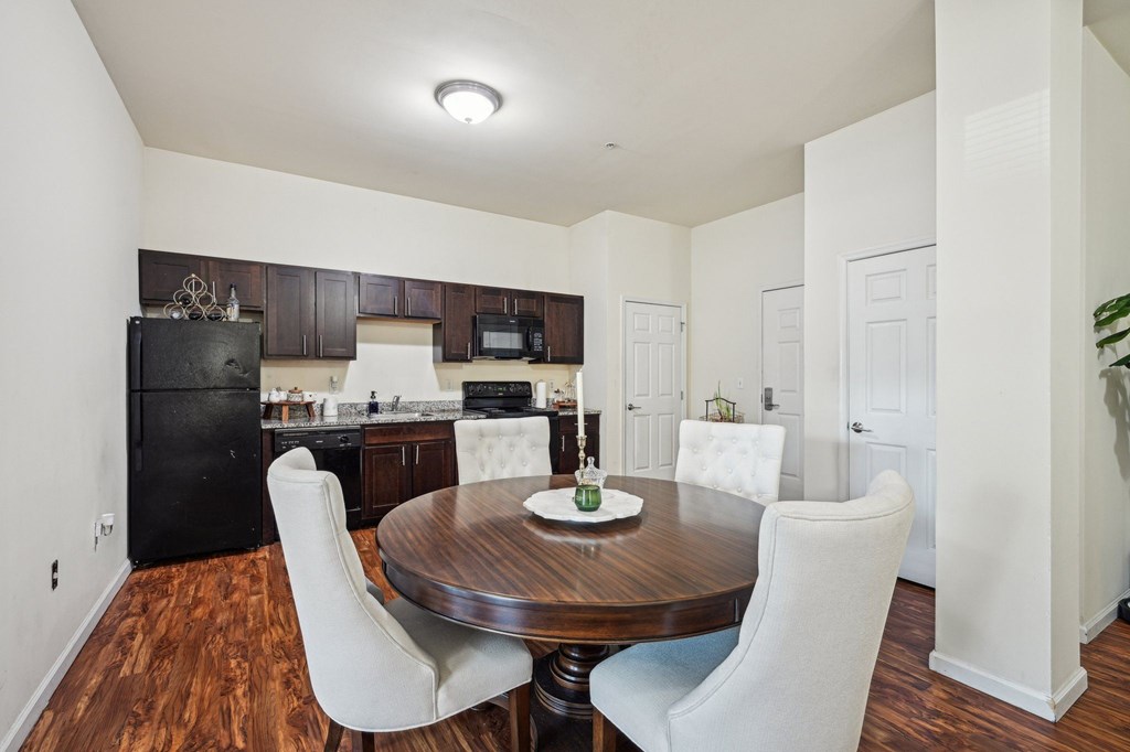 Kitchen & Dining Space at Lofts at 525