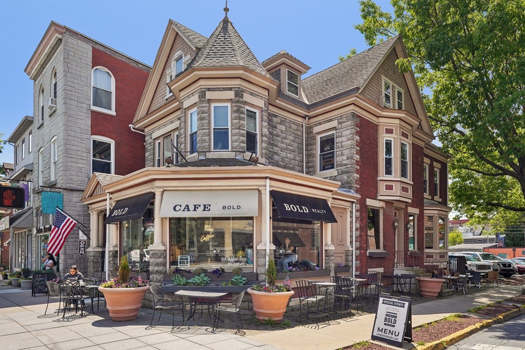View of West Reading right down the road from Lofts at Narrow