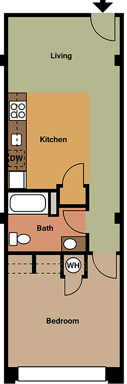 Lofts at 525 1 Bed 1 Bath