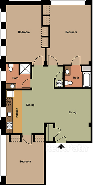 Lofts at 525 3 Bed 2 Bath