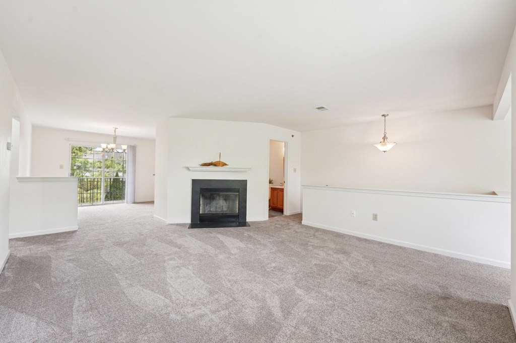 Bright & Spacious Living Space with Fireplace at The Reserve at Reed Farm