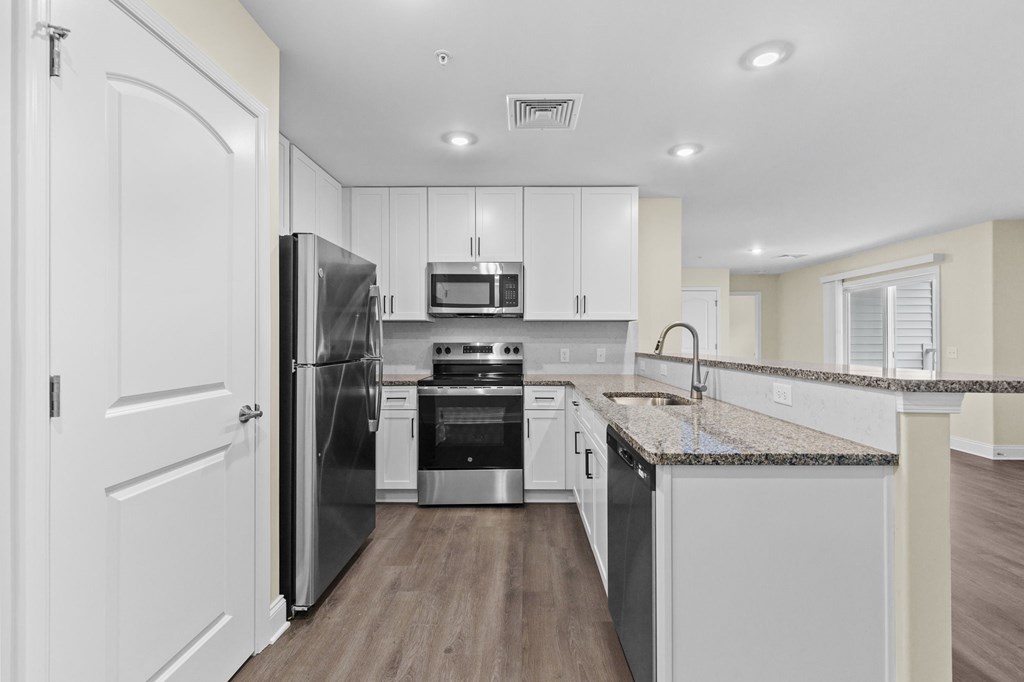 Modern Kitchen at The Reserve at River's Edge