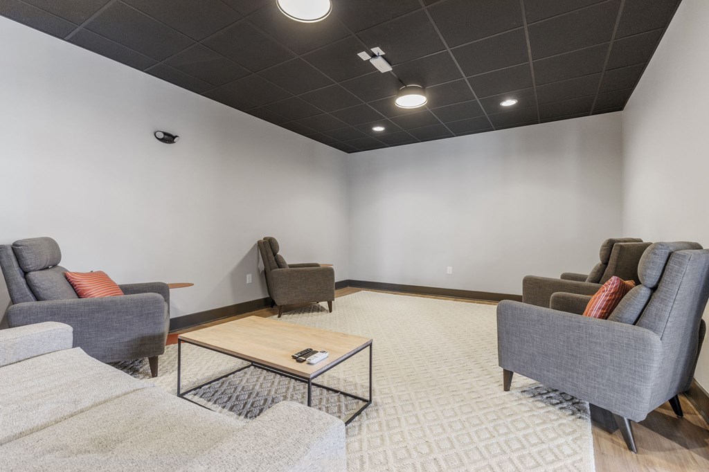 Movie Room at The Reserve at River's Edge