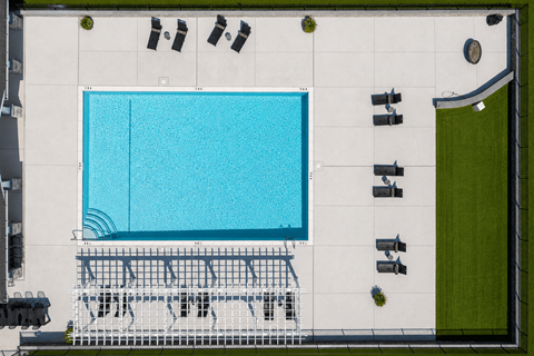 Drone Footage of Pool at Edge at Dover