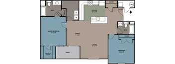 2 Bedroom 2 Bathroom