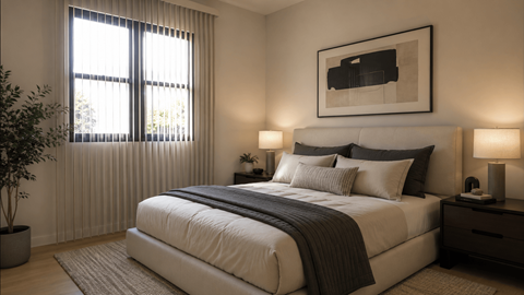 Reimagined Bedroom Rendering of Ice Works at Belmont