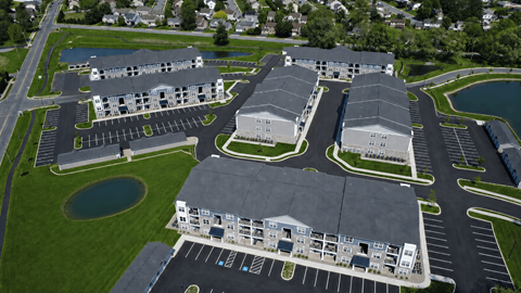 Drone Footage at Ponds at Village Greens