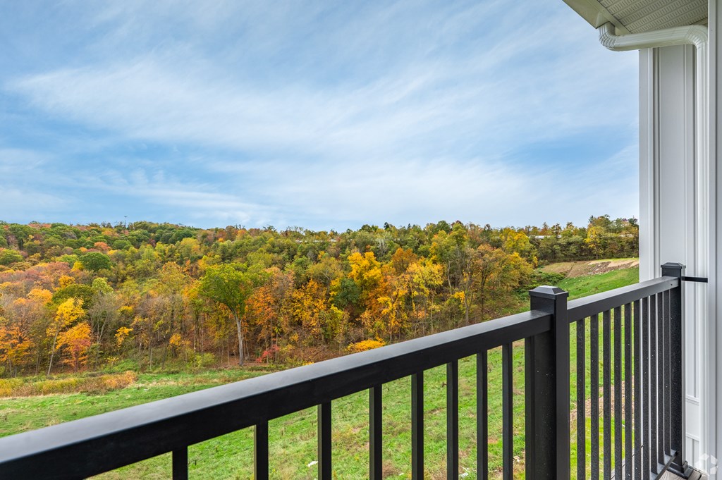 Private Patio & Balcony at Reserve at Cranberry Springs