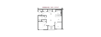 1 Bedroom w/ Den