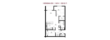 1 Bedroom w/ Den