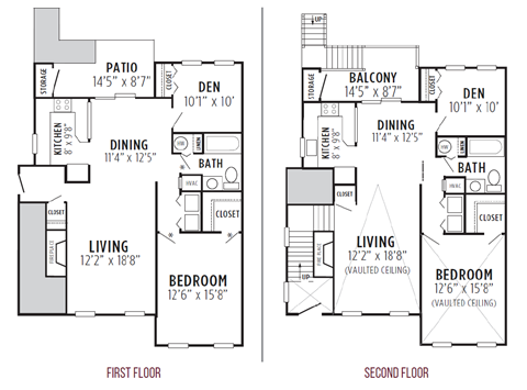 Reserve at Reed Farm 1 Bed 1 Bath Dunmore Floor Plan