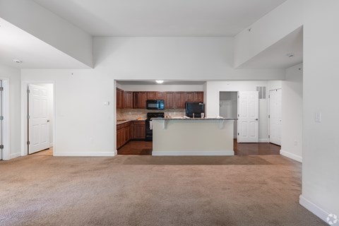 Kitchen and Living Space at the Reserve at Paxton Creek