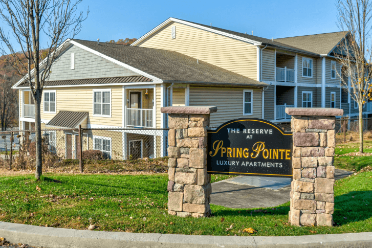 Sign at The Reserve at Spring Pointe