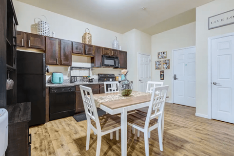 Kitchen & Dining Area at Lofts at 525