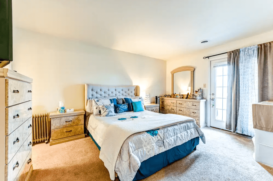 Primary Bedroom at Oak Meadows