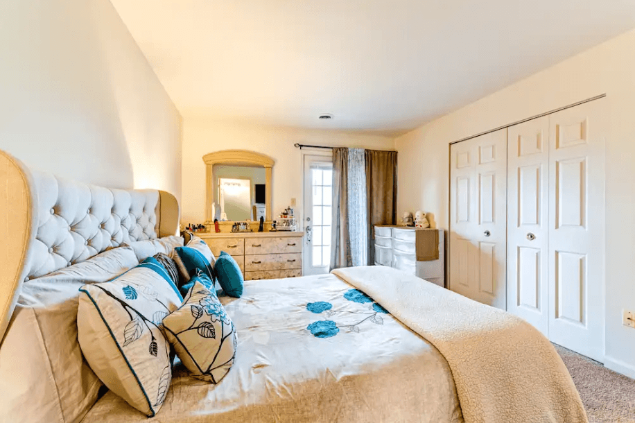 Primary Bedroom at Oak Meadows