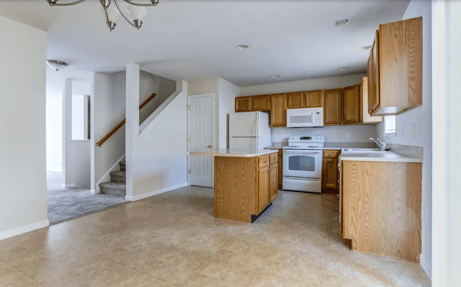 Kitchen at Townhomes at Paxton Creek