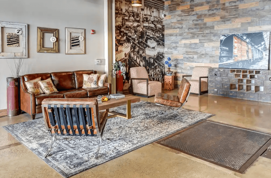 Lobby at The Lofts at Narrow