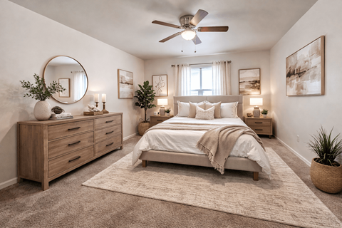 Primary Bedroom  at Townhomes at Spring Valley