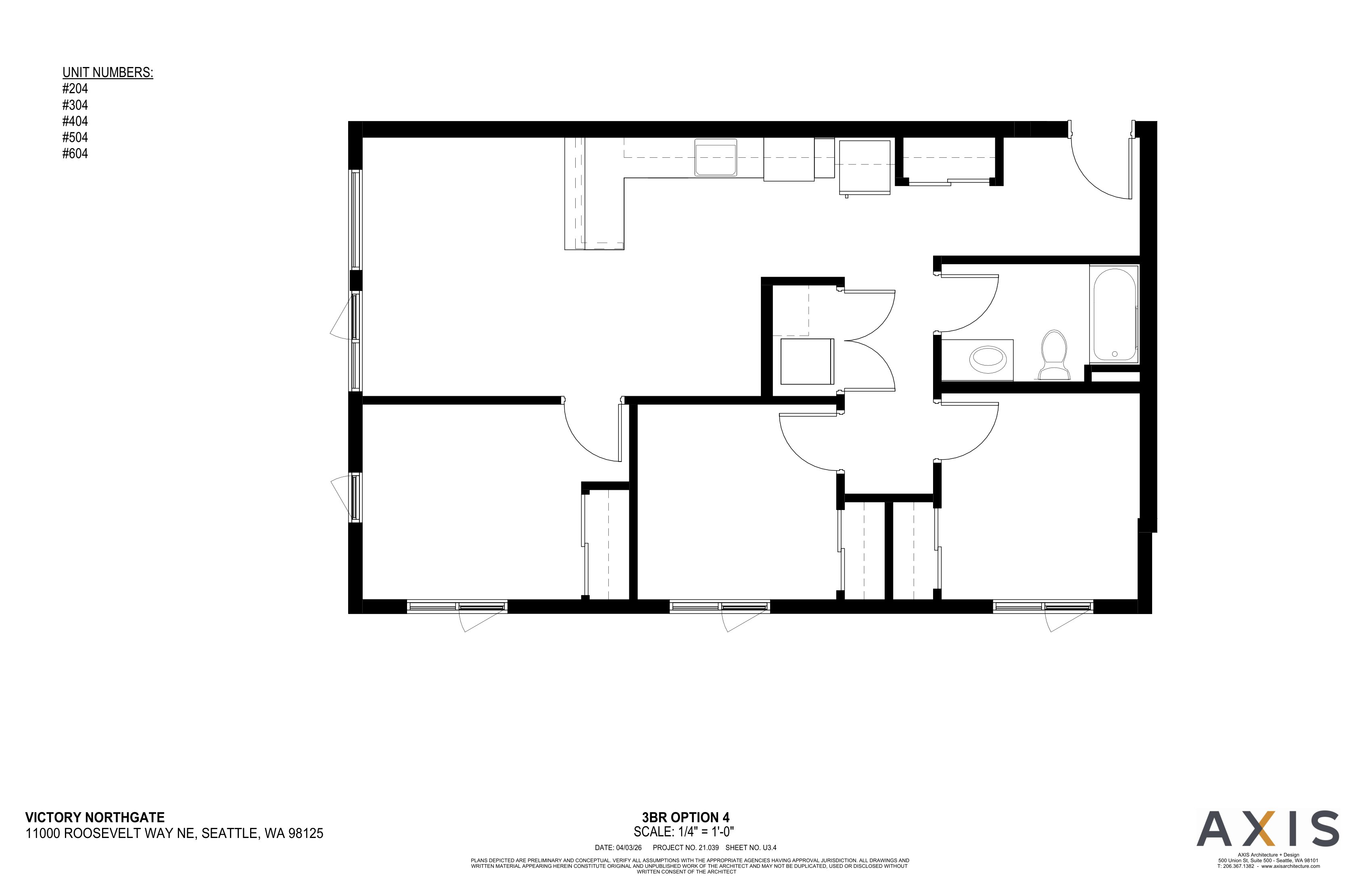 A floor plan of a building with rooms labeled 504, 505, 506, and 508.