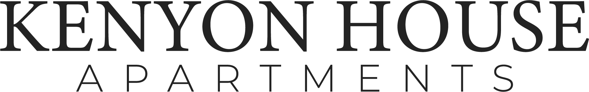 The image shows the logo of Kenyon House Apartments.