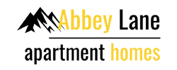 The image is a logo for Abbey Lane Apartment Homes.