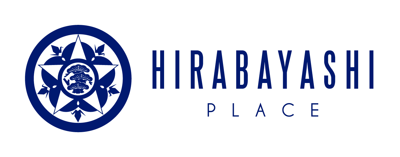 A logo with a compass-like symbol and the text "HIRABAYASHI PLACE" is displayed.