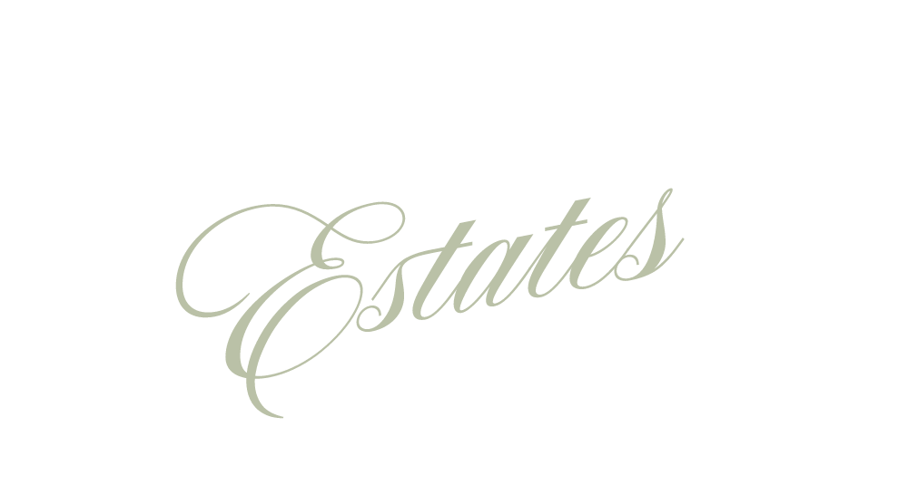The image shows the text "Millwood Estates" in a stylized font.