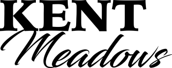 The image displays the text "KENT Meadows" in a stylized font.