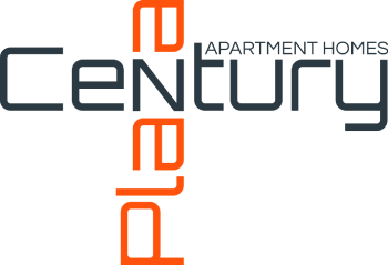 A logo for a company called Century Apartment Homes.
