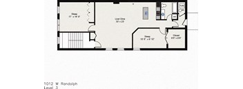the floor plan of w randolph street