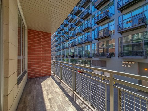 Spacious Balconies at Reside on Jackson