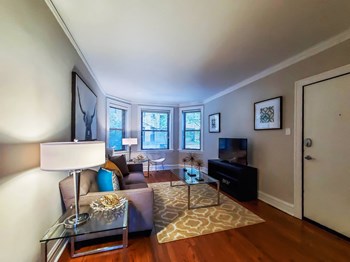 Living Room at Reside at 849 - Photo Gallery 2