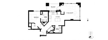 1 Bed 1 Bath at Gild Chicago Apartments in Gold Coast