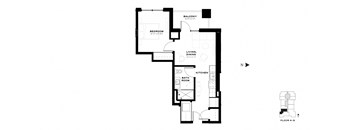 1 Bed 1 Bath at Gild Chicago Apartments in Gold Coast