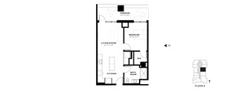 1 Bed 1 Bath at Gild Chicago Apartments in Gold Coast