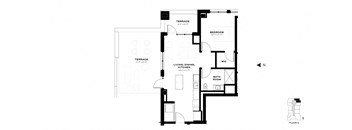 1 Bed 1 Bath at Gild Chicago Apartments in Gold Coast